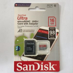 کارت حافظه سن دیسک ظرفیت 16 گیگابایت با گارانتی