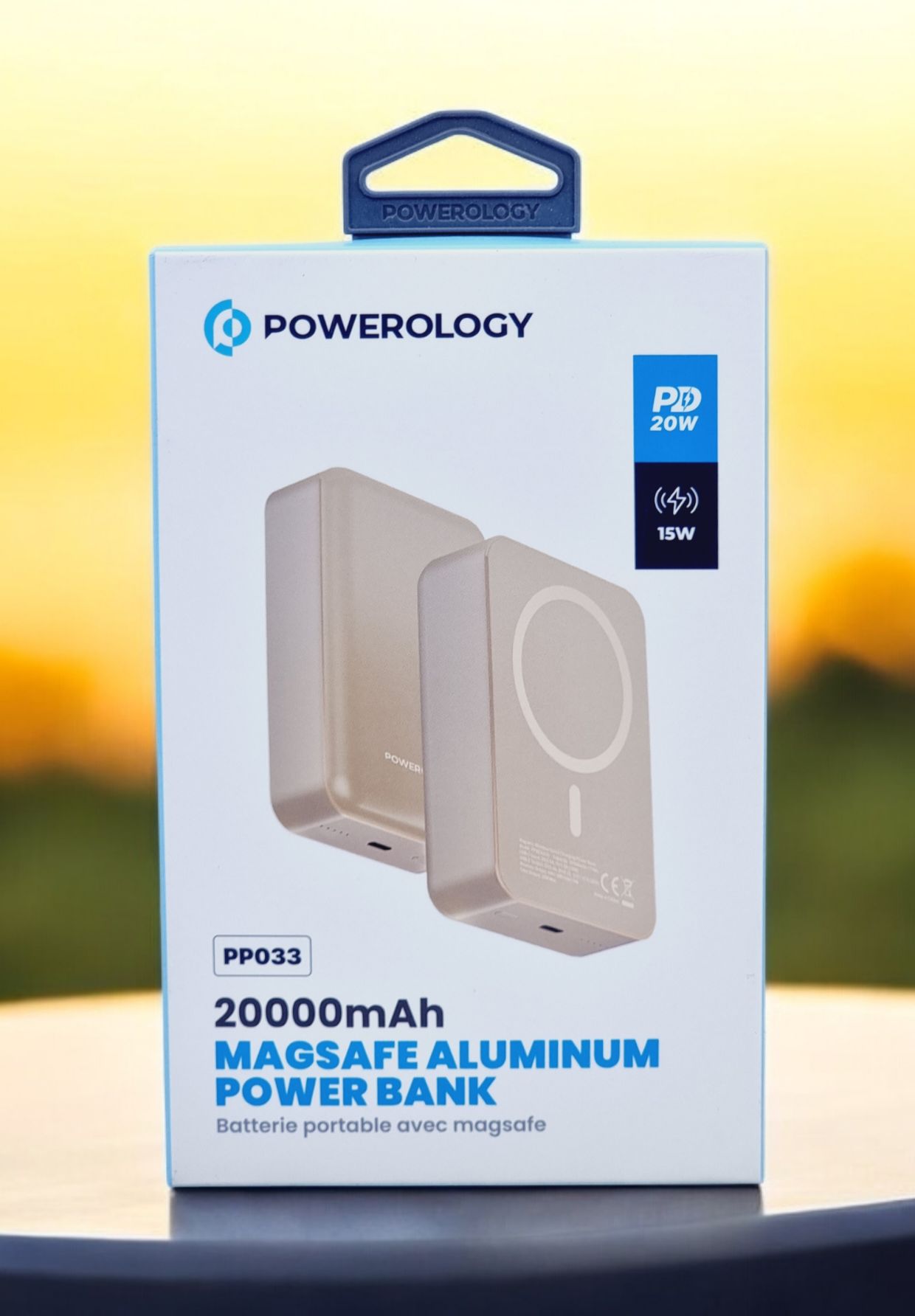 پاوربانک 20000 میلی آمپر مگ سیف پاورولوژی Powerology 20000mAh 20W PD & 15W MagSafe PPBCHA33