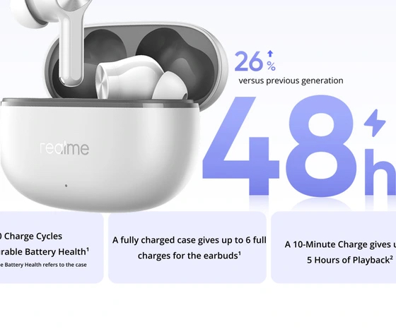 هدفون بی سیم ریلمی مدل T200 Literealme buds