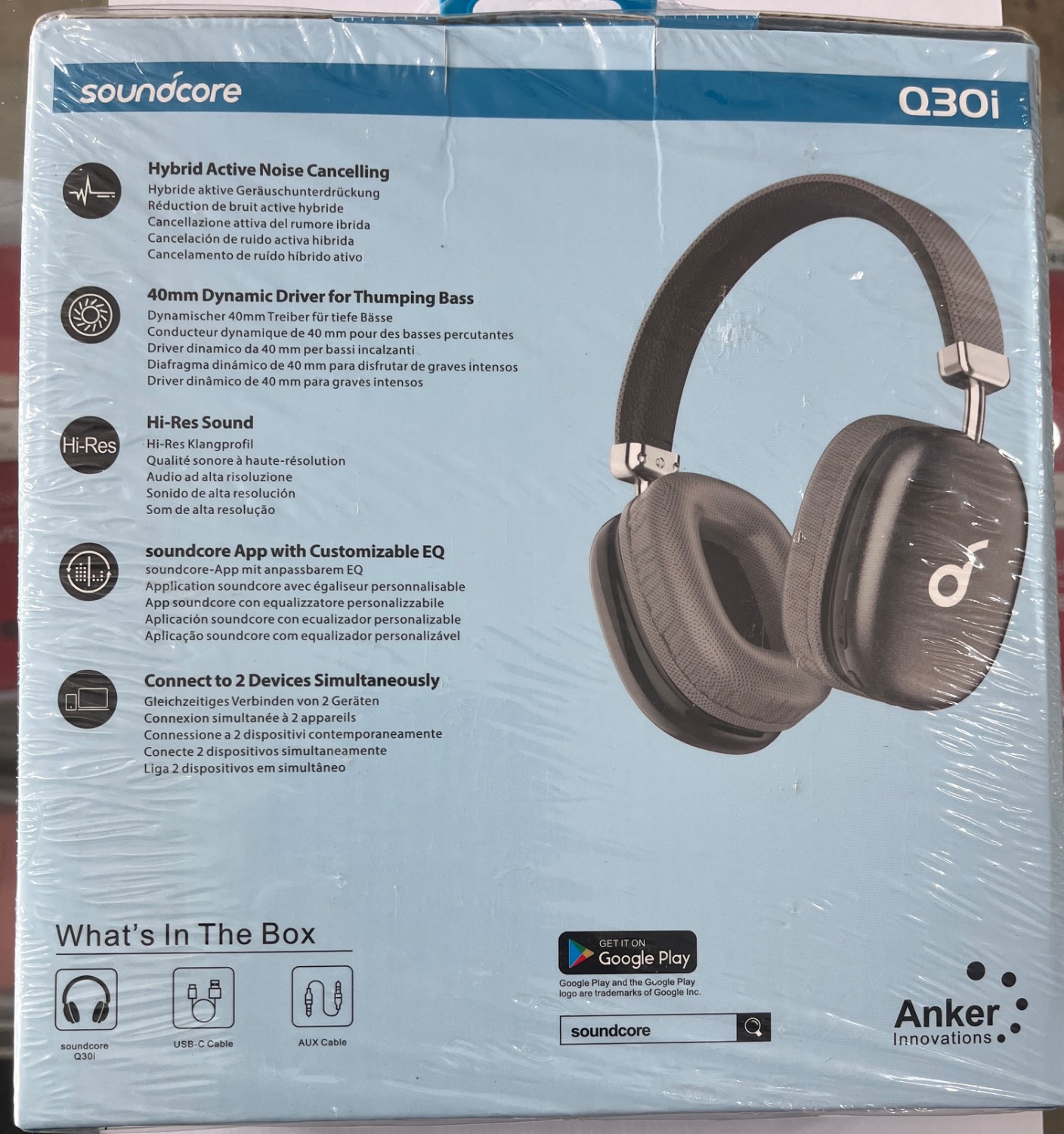 هدفون مدل Headphone anker Model Q30i