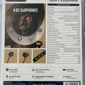 هندزفری بلوتوث گردنی Handsfree gardani hepu Model hp-629