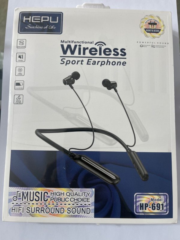 هندزفری بلوتوث گردنی Handsfree gardani hepu Model hp-691