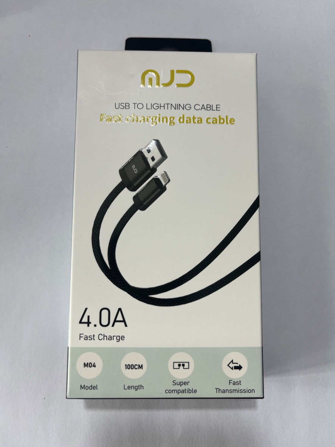 کابل یواس بی به لایتینگ دیتادار  برند mjd مدل m04