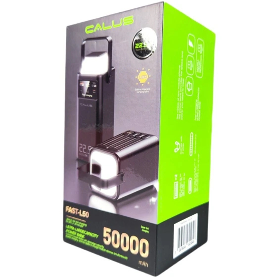 پاور بانک 22.5 وات کالوس مدل Fast-L50 ظرفیت 50000 میلی آمپر ساعت