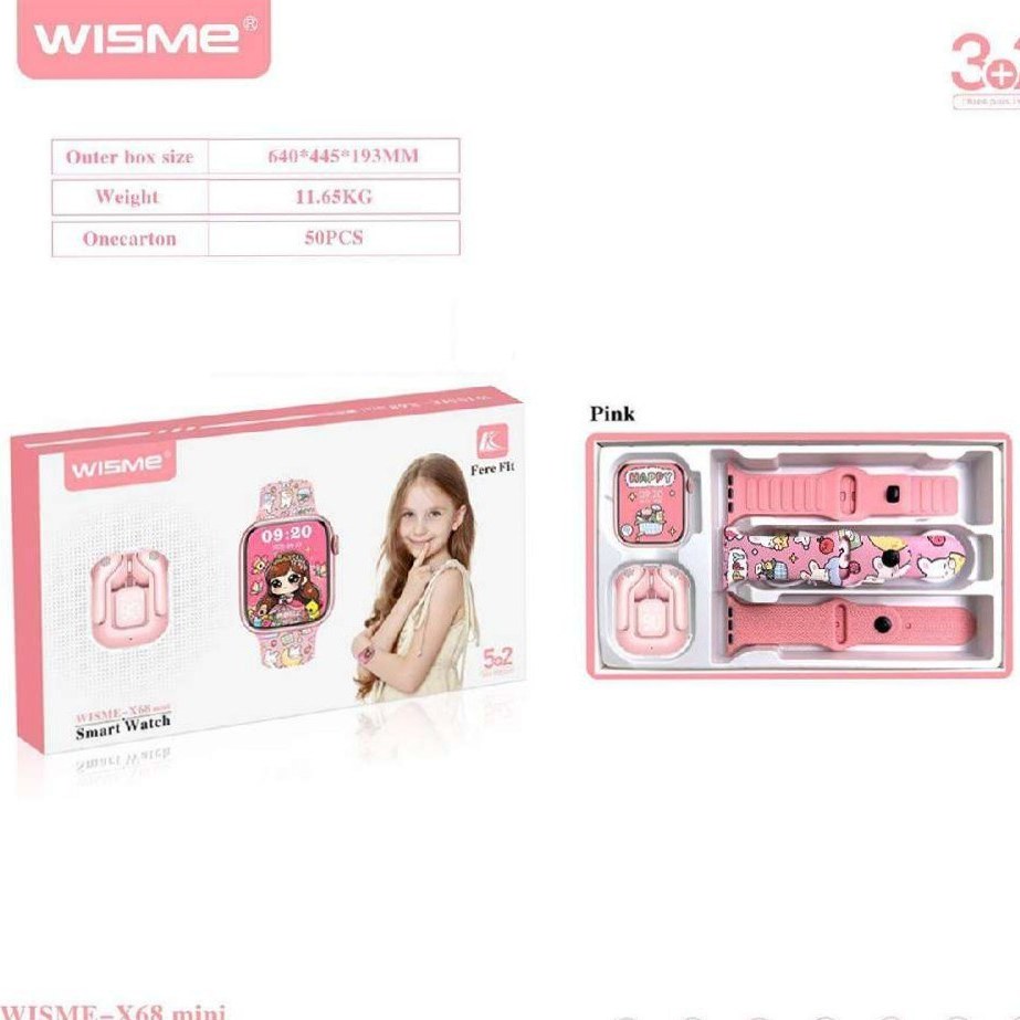 ساعت هوشمند ویسمی مدل Wisme-X68 Mini